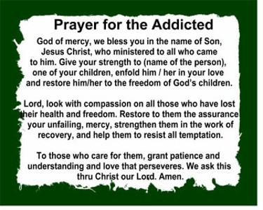 Prayer for the Addicted Prayer for the Addicted