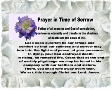 Prayer in Sorrow Prayer in Sorrow