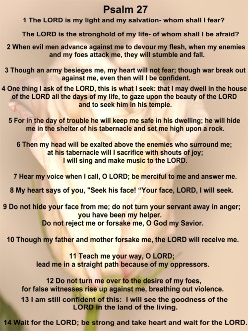 Psalm 27 Psalm 27